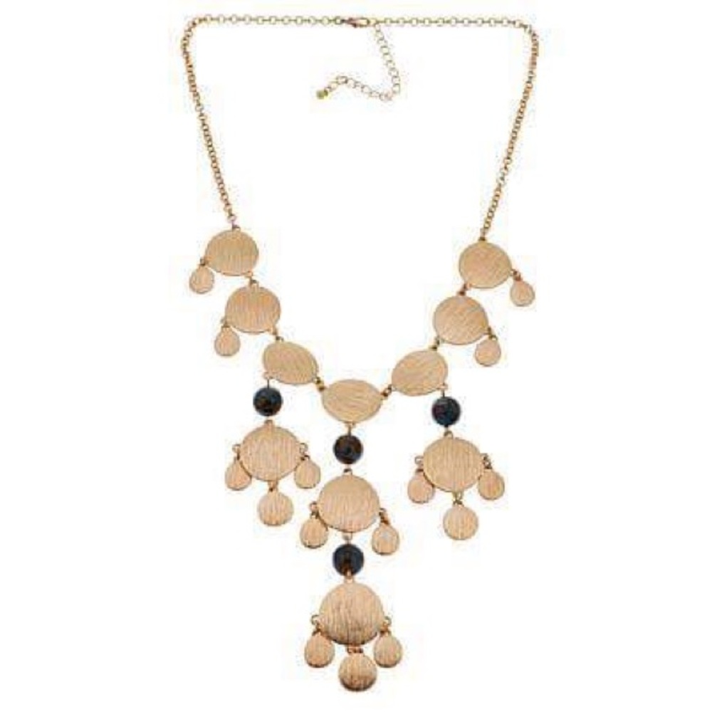 Danielle Nicole Goldtone Disc 21" Drop Necklace